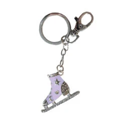 Jerry's 1285 Enamel & Crystal Skate Keyring & Bag Clip -Graf Store 1285 Purple 34208.1681152133