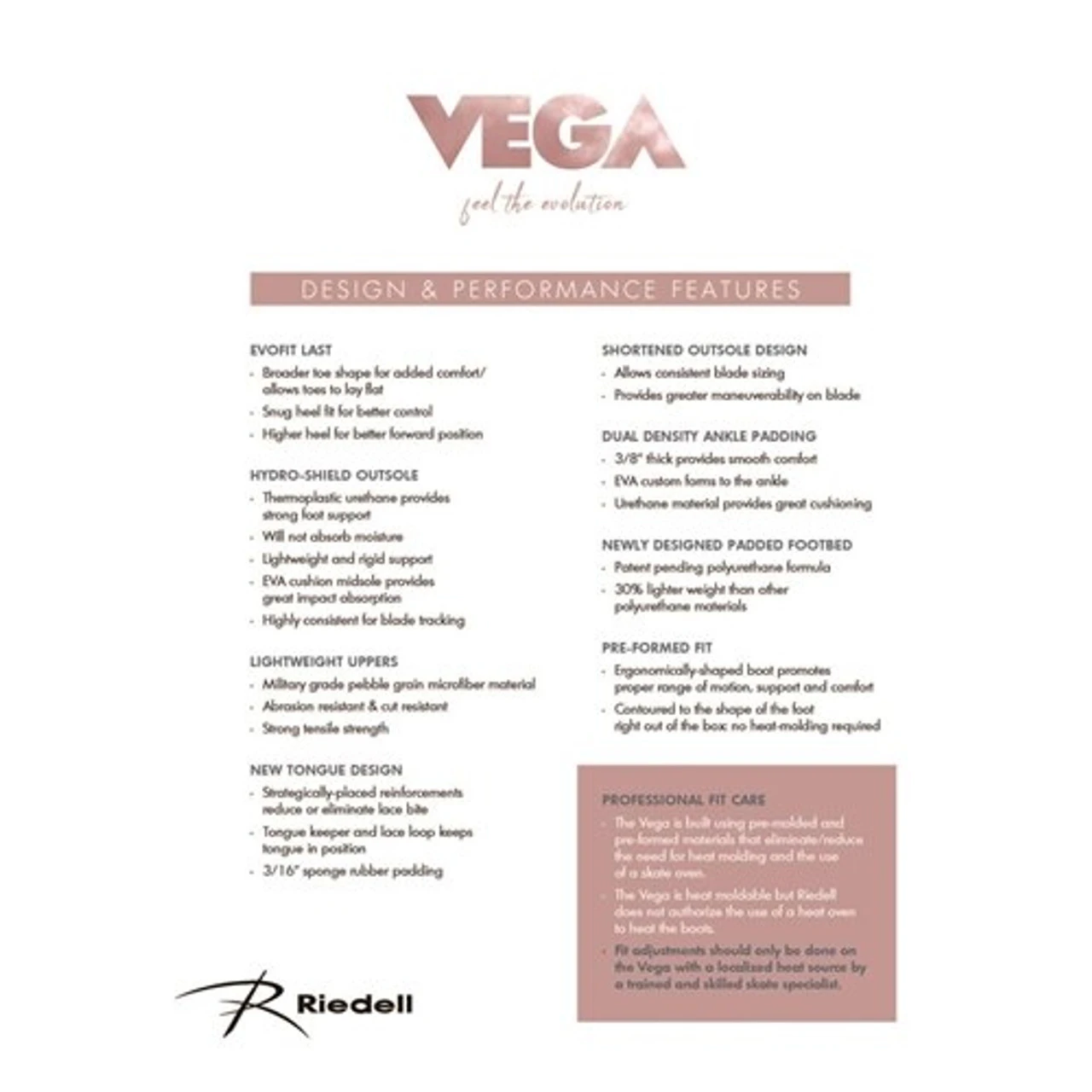 Riedell Vega (Boot Only) 3 Riedell Vega (Boot Only)