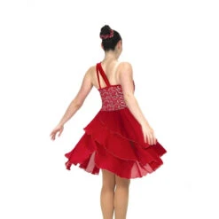 577 Jerrys Red Rhumba Dance Dress -Graf Store 577 Back 600x600 37124.1651527758