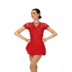 Jerrys 609 - Lace Perfecta Dress: Red CLEARANCE ADULT SMALL